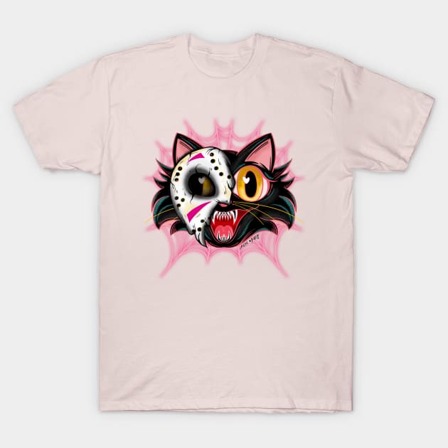 Bad Luck on the 13th T-Shirt by Pink Fang